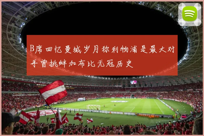B席回忆曼城岁月称利物浦是最大对手曾挑衅加布比无冠历史